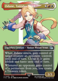Zidane, Tantalus Thief Final Fantasy Character Card
